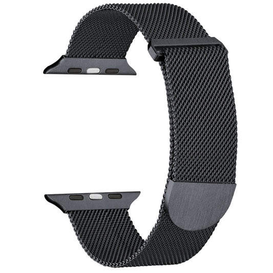 For Apple Watch 8 41mm Milanese Metal Magnetic Watch Band(Gunmetal) - Watch Bands by PMC Jewellery | Online Shopping South Africa | PMC Jewellery