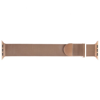 For Apple Watch 8 41mm Milanese Metal Magnetic Watch Band(Rose Gold) - Watch Bands by PMC Jewellery | Online Shopping South Africa | PMC Jewellery