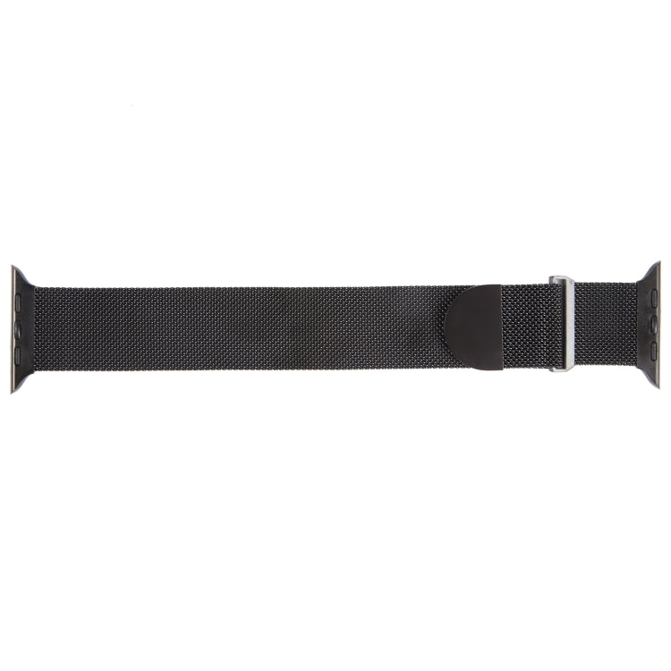 For Apple Watch 8 45mm Milanese Metal Magnetic Watch Band(Black) - Watch Bands by PMC Jewellery | Online Shopping South Africa | PMC Jewellery