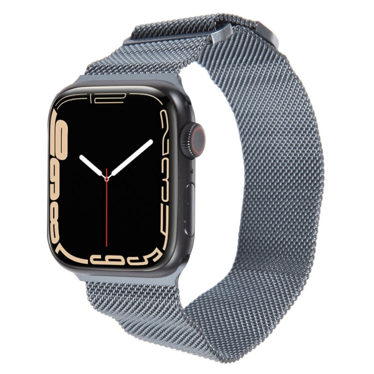 For Apple Watch SE 2022 40mm Milanese Metal Magnetic Watch Band(Space Grey) - Watch Bands by PMC Jewellery | Online Shopping South Africa | PMC Jewellery