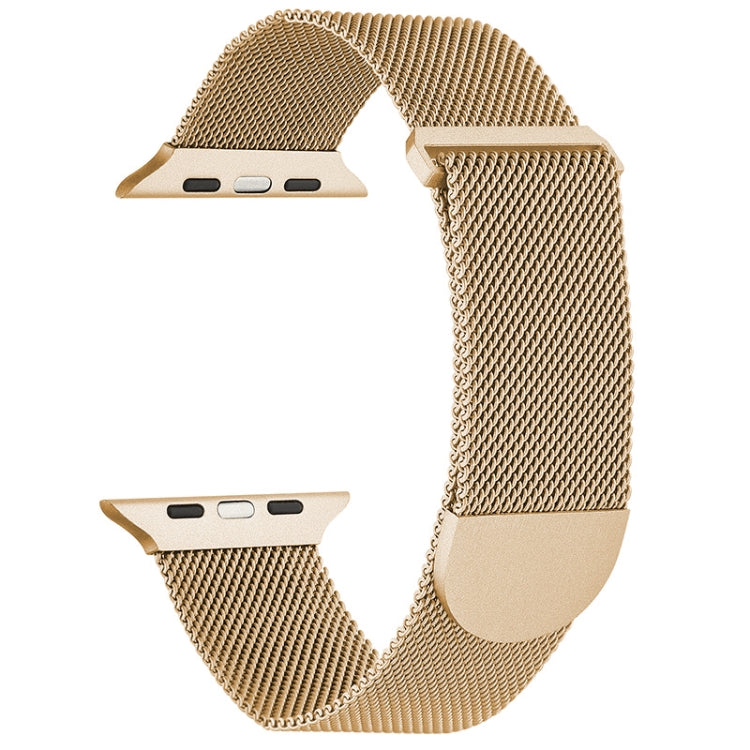 For Apple Watch SE 2022 40mm Milanese Metal Magnetic Watch Band(Gold) - Watch Bands by PMC Jewellery | Online Shopping South Africa | PMC Jewellery