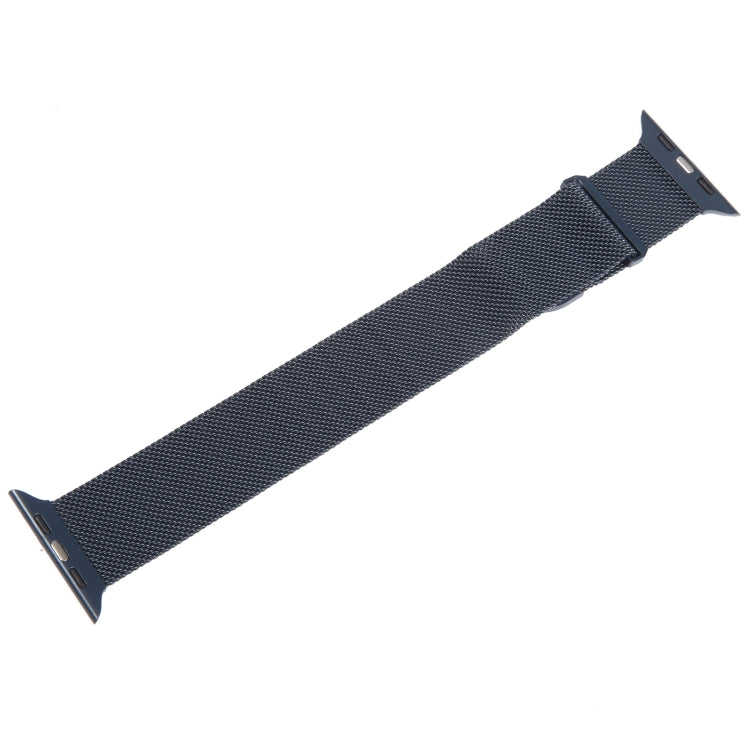 For Apple Watch 7 41mm Milanese Metal Magnetic Watch Band(Midnight Blue) - Watch Bands by PMC Jewellery | Online Shopping South Africa | PMC Jewellery