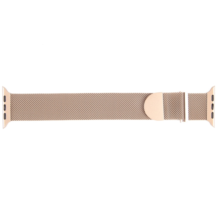 For Apple Watch SE 40mm Milanese Metal Magnetic Watch Band(Retro Gold) - Watch Bands by PMC Jewellery | Online Shopping South Africa | PMC Jewellery