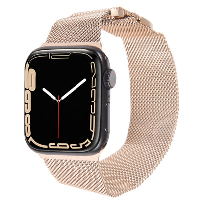 For Apple Watch SE 40mm Milanese Metal Magnetic Watch Band(Retro Gold) - Watch Bands by PMC Jewellery | Online Shopping South Africa | PMC Jewellery