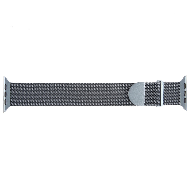 For Apple Watch 5 40mm Milanese Metal Magnetic Watch Band(Space Grey) - Watch Bands by PMC Jewellery | Online Shopping South Africa | PMC Jewellery