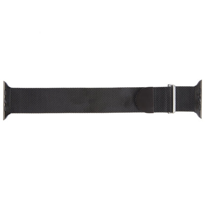 For Apple Watch 5 44mm Milanese Metal Magnetic Watch Band(Black) - Watch Bands by PMC Jewellery | Online Shopping South Africa | PMC Jewellery