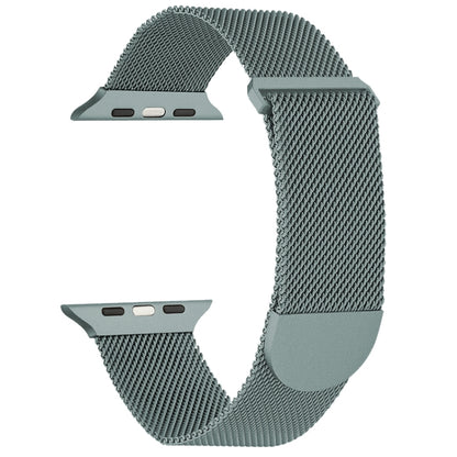 For Apple Watch 5 44mm Milanese Metal Magnetic Watch Band(Pine Green) - Watch Bands by PMC Jewellery | Online Shopping South Africa | PMC Jewellery