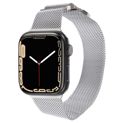 For Apple Watch 4 44mm Milanese Metal Magnetic Watch Band(Silver) - Watch Bands by PMC Jewellery | Online Shopping South Africa | PMC Jewellery