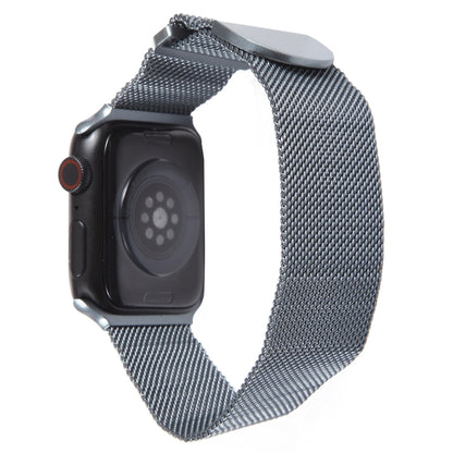 For Apple Watch 2 42mm Milanese Metal Magnetic Watch Band(Space Grey) - Watch Bands by PMC Jewellery | Online Shopping South Africa | PMC Jewellery