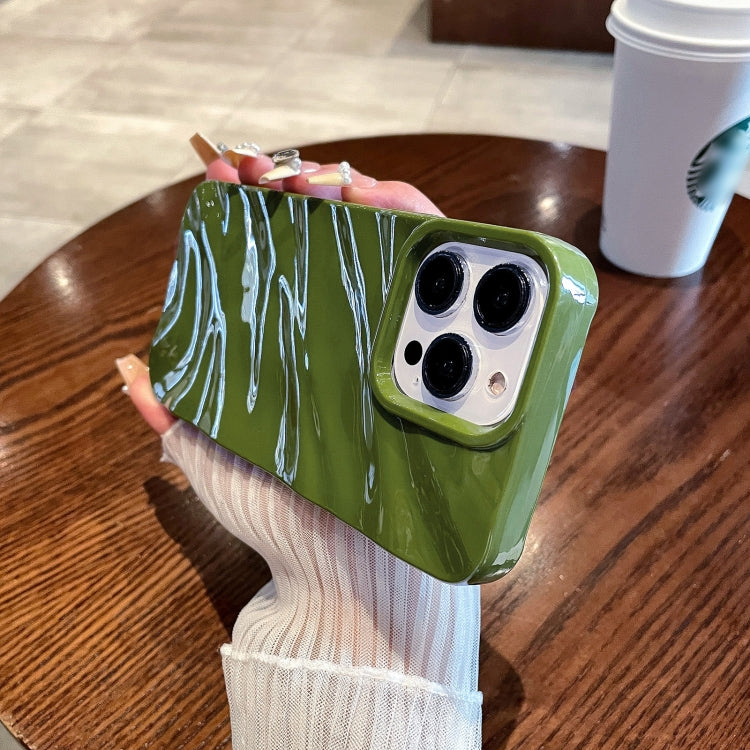 For iPhone XR Solid Color Wave Texture TPU Phone Case(Green) - More iPhone Cases by PMC TechLife | Online Shopping South Africa | PMC TechLife