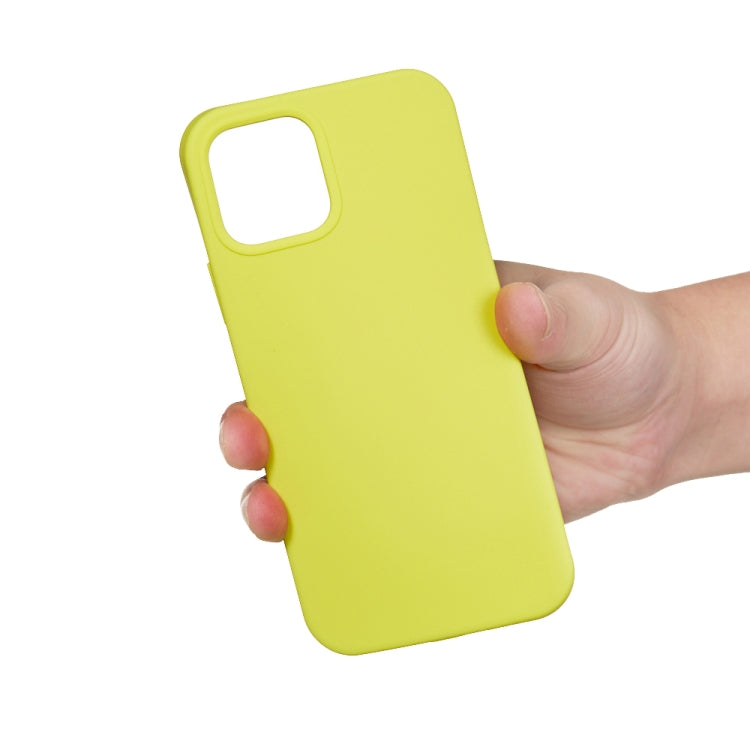 For iPhone 15 Pro Max Solid Color Silicone Phone Case(Lemon Yellow) - iPhone 15 Pro Max Cases by PMC Jewellery | Online Shopping South Africa | PMC Jewellery