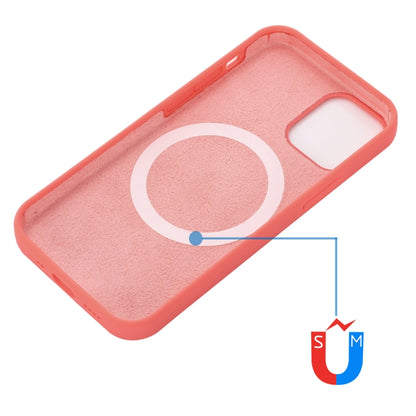 For iPhone 15 Pro Max Shockproof Silicone Magsafe Phone Case(Pink Orange) - iPhone 15 Pro Max Cases by PMC Jewellery | Online Shopping South Africa | PMC Jewellery