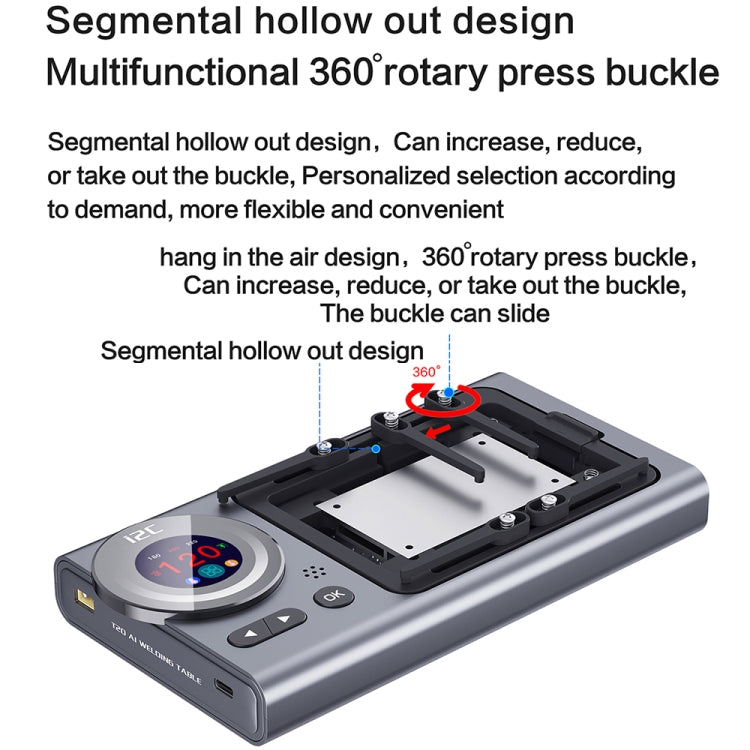 i2C T20 Heating Platform Module For iPhone X / 11 Series - Repair Platform by i2C | Online Shopping South Africa | PMC TechLife | Buy Now Pay Later Mobicred