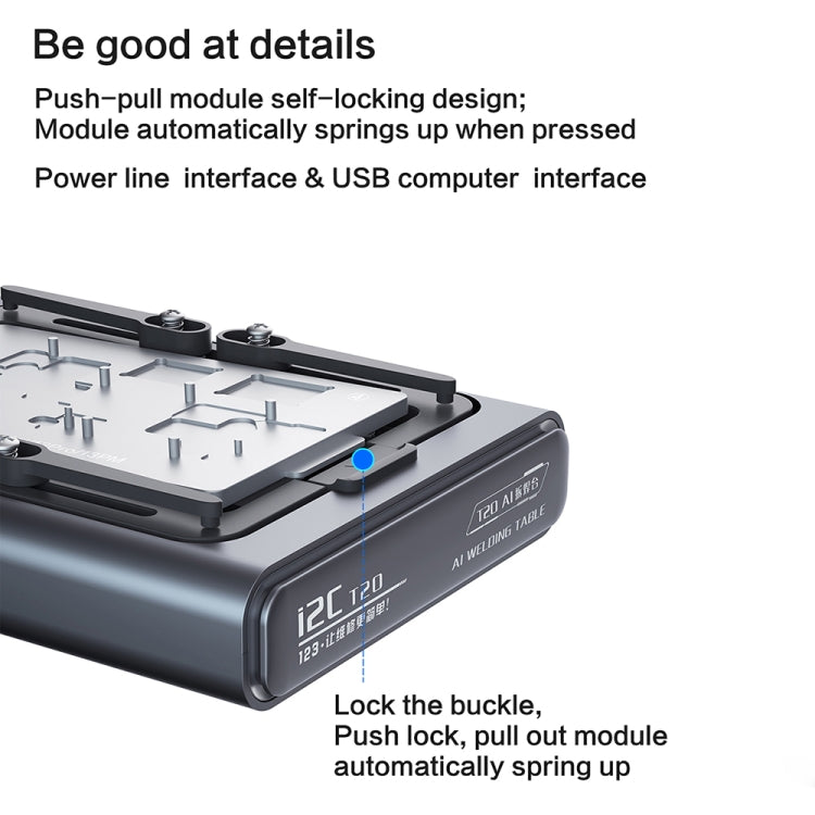 i2C T20 Heating Platform Module For iPhone X / 11 Series - Repair Platform by i2C | Online Shopping South Africa | PMC TechLife | Buy Now Pay Later Mobicred
