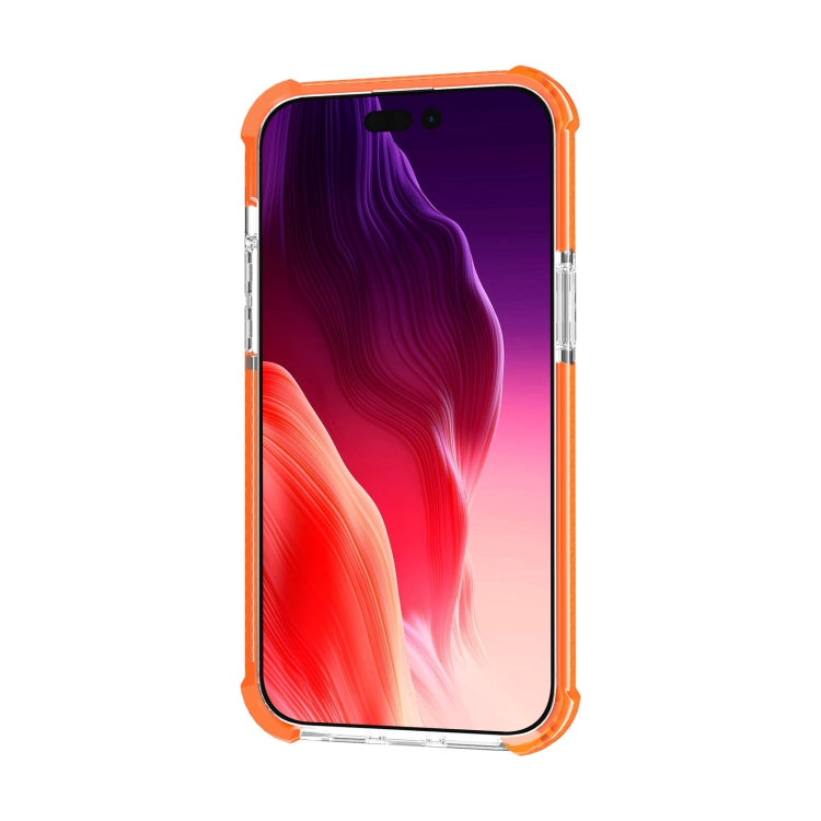 For iPhone 15 Pro Max Four-corner Shockproof TPU + Acrylic Phone Case(Orange) - iPhone 15 Pro Max Cases by PMC Jewellery | Online Shopping South Africa | PMC Jewellery