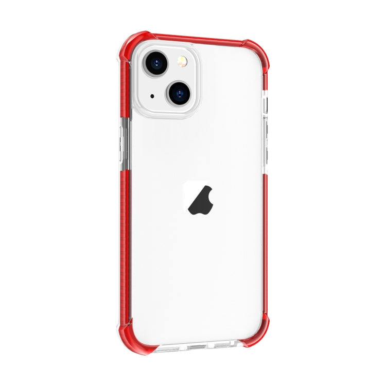 For iPhone 15 Plus Four-corner Shockproof TPU + Acrylic Phone Case(Red) - iPhone 15 Plus Cases by PMC Jewellery | Online Shopping South Africa | PMC Jewellery