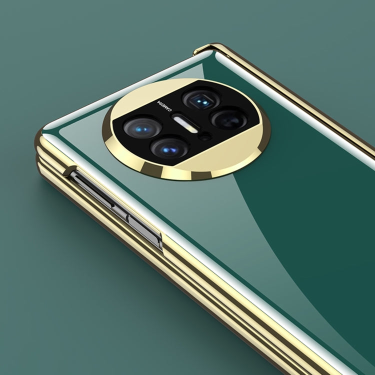For Huawei Mate X3 GKK Integrated Plating Hinge Folding Phone Case(Green) - Huawei Cases by GKK | Online Shopping South Africa | PMC TechLife | Buy Now Pay Later Mobicred