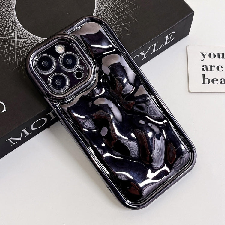 For iPhone XR Electroplating Meteorite Texture TPU Phone Case(Black) - free shipping - PMC TechLife - Order now!