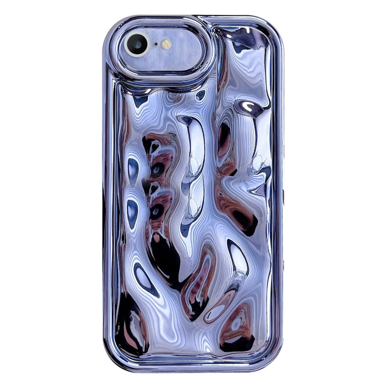 For iPhone 6 / 6s Electroplating Meteorite Texture TPU Phone Case(Blue) - More iPhone Cases by PMC Jewellery | Online Shopping South Africa | PMC Jewellery