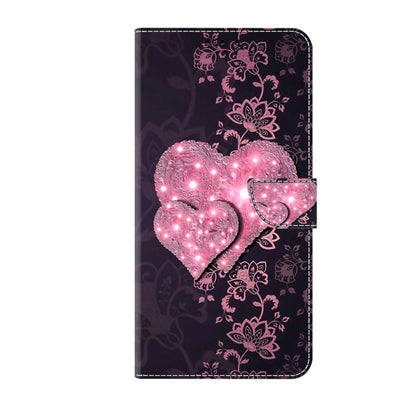 For Xiaomi Redmi A1+ / A2 / A2+ Crystal 3D Shockproof Protective Leather Phone Case(Lace Love) - Xiaomi Cases by PMC Jewellery | Online Shopping South Africa | PMC Jewellery