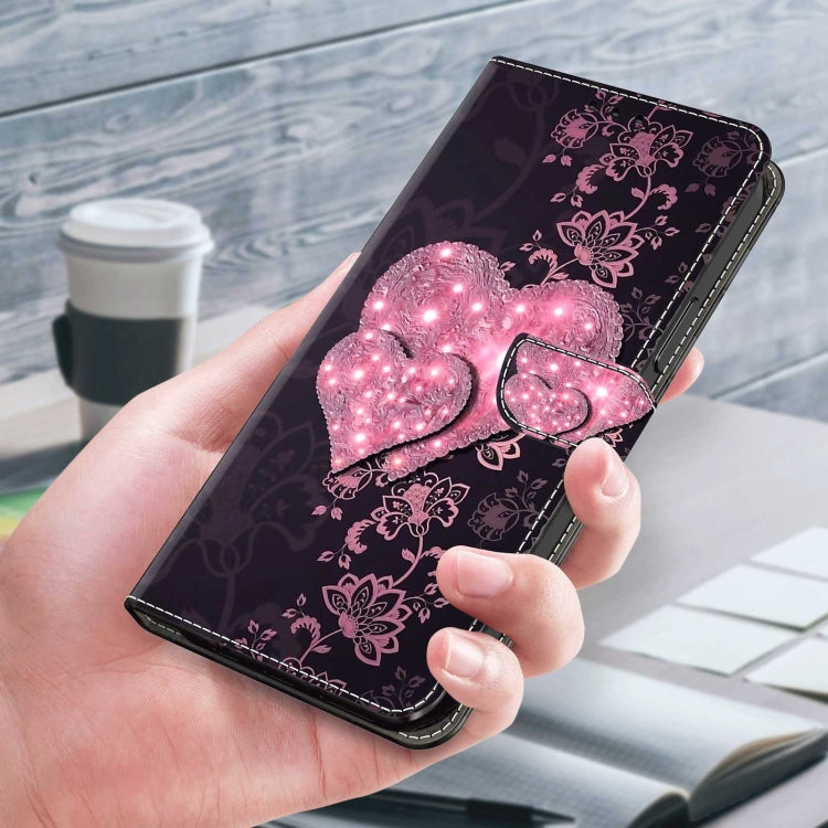 For Xiaomi Redmi 9 Crystal 3D Shockproof Protective Leather Phone Case(Lace Love) - free shipping - PMC TechLife - Order now!