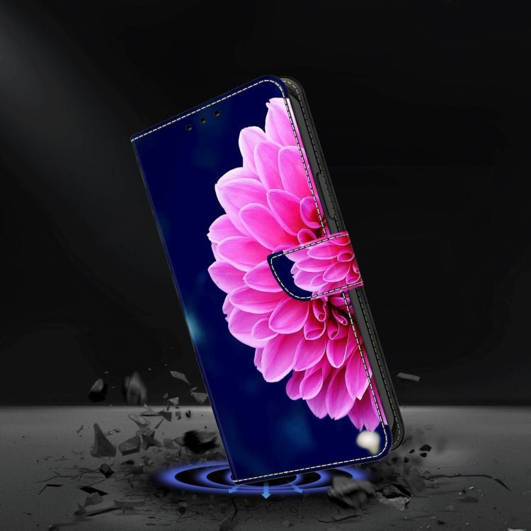 For Xiaomi Redmi 9C Crystal 3D Shockproof Protective Leather Phone Case(Pink Petals) - free shipping - PMC TechLife - Order now!
