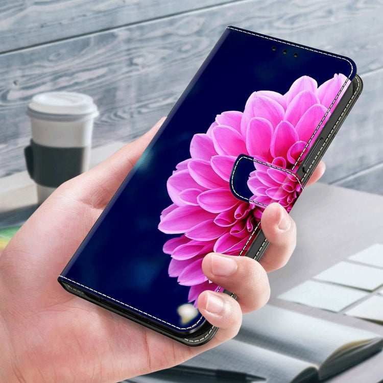 For Xiaomi Redmi 9C Crystal 3D Shockproof Protective Leather Phone Case(Pink Petals) - free shipping - PMC TechLife - Order now!