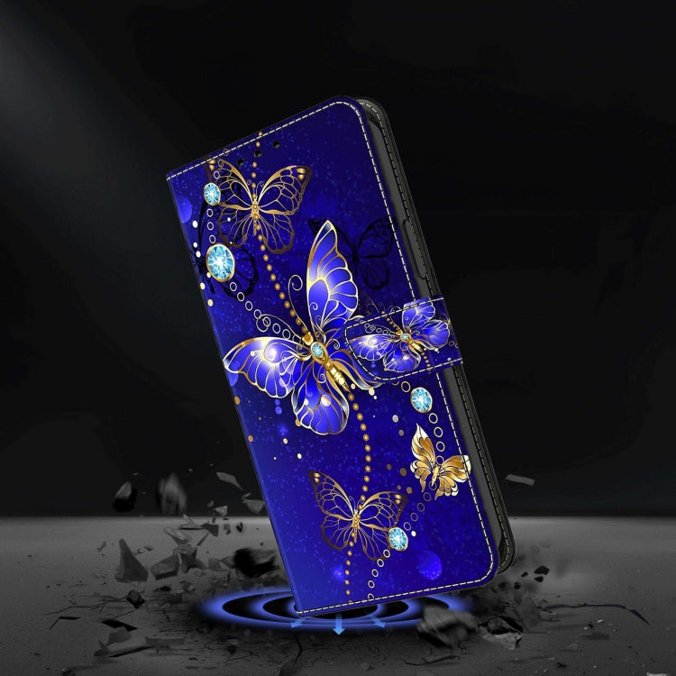 For Xiaomi Redmi 10C Crystal 3D Shockproof Protective Leather Phone Case(Diamond Butterfly) - Xiaomi Cases by PMC Jewellery | Online Shopping South Africa | PMC Jewellery