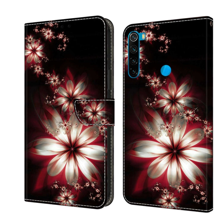 For Xiaomi Redmi Note 8 Crystal 3D Shockproof Protective Leather Phone Case(Fantastic Flower) - free shipping - PMC TechLife - Order now!