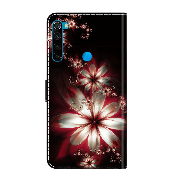 For Xiaomi Redmi Note 8 Crystal 3D Shockproof Protective Leather Phone Case(Fantastic Flower) - Xiaomi Cases by PMC Jewellery | Online Shopping South Africa | PMC Jewellery