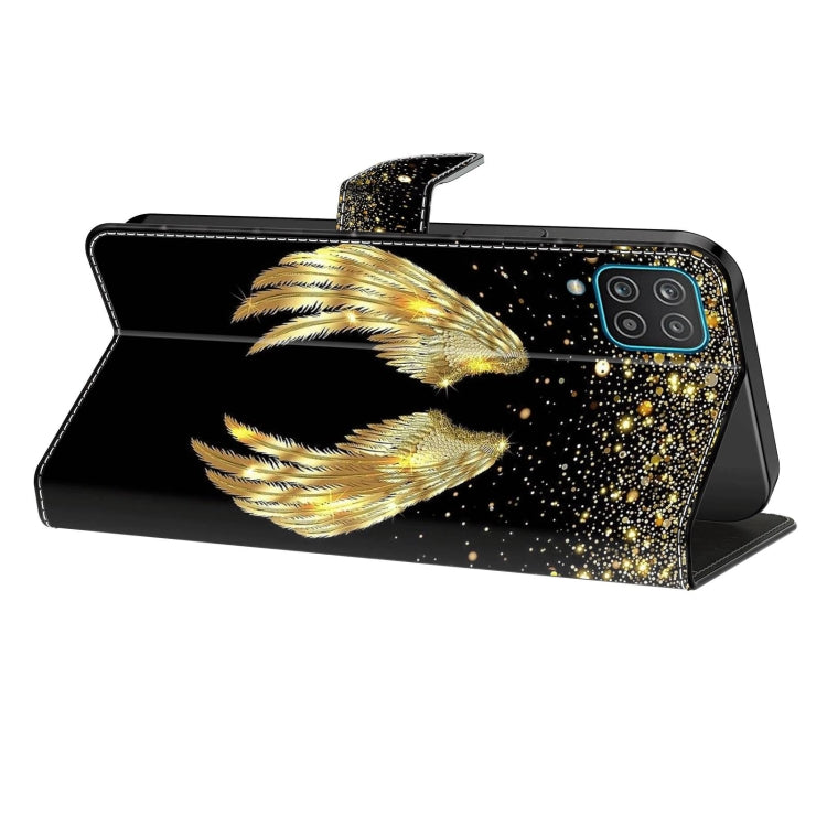 For Xiaomi Redmi Note 8T Crystal 3D Shockproof Protective Leather Phone Case(Golden Wings) - free shipping - PMC TechLife - Order now!