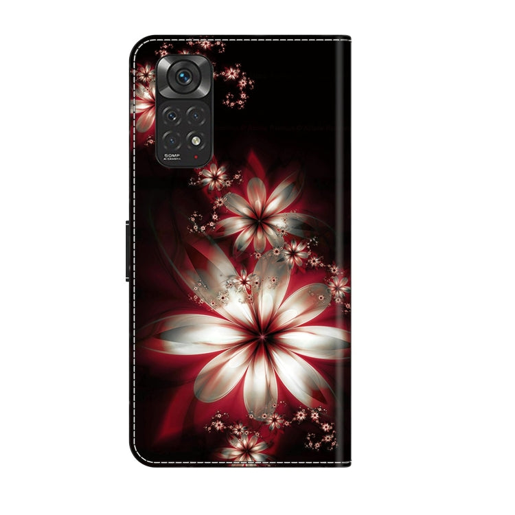 For Xiaomi Redmi Note 11 Global Crystal 3D Shockproof Protective Leather Phone Case(Fantastic Flower) - Xiaomi Cases by PMC Jewellery | Online Shopping South Africa | PMC Jewellery