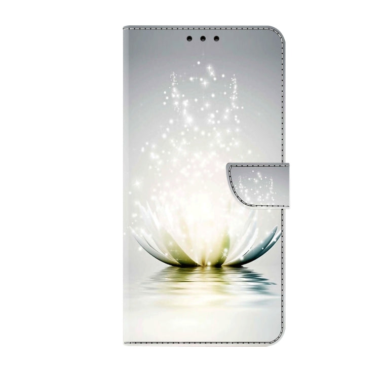 For Xiaomi Redmi Note 12 4G Crystal 3D Shockproof Protective Leather Phone Case(Light Lotus) - free shipping - PMC TechLife - Order now!