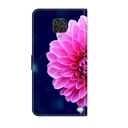 For Xiaomi Redmi Note 9 Pro Crystal 3D Shockproof Protective Leather Phone Case(Pink Petals) - Xiaomi Cases by PMC Jewellery | Online Shopping South Africa | PMC Jewellery