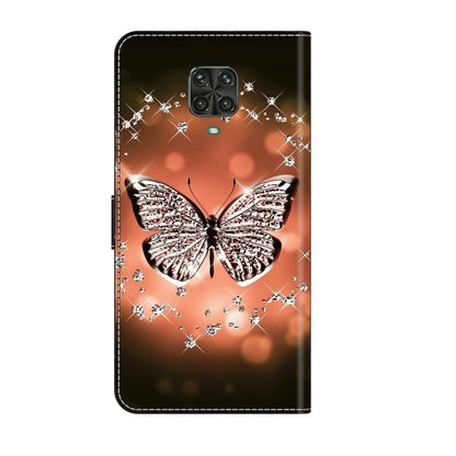 For Xiaomi Redmi Note 9 Pro Crystal 3D Shockproof Protective Leather Phone Case(Crystal Butterfly) - Xiaomi Cases by PMC Jewellery | Online Shopping South Africa | PMC Jewellery