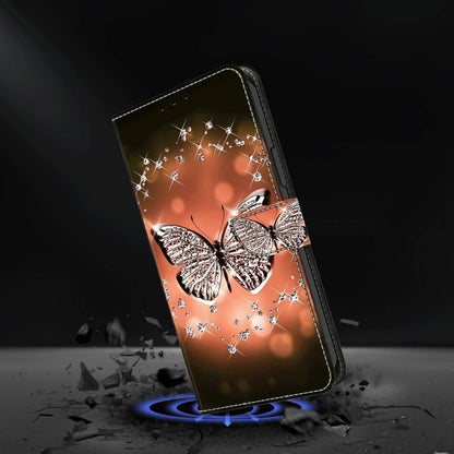 For Xiaomi 13 Lite Crystal 3D Shockproof Protective Leather Phone Case(Crystal Butterfly) - 13 Lite Cases by PMC Jewellery | Online Shopping South Africa | PMC Jewellery