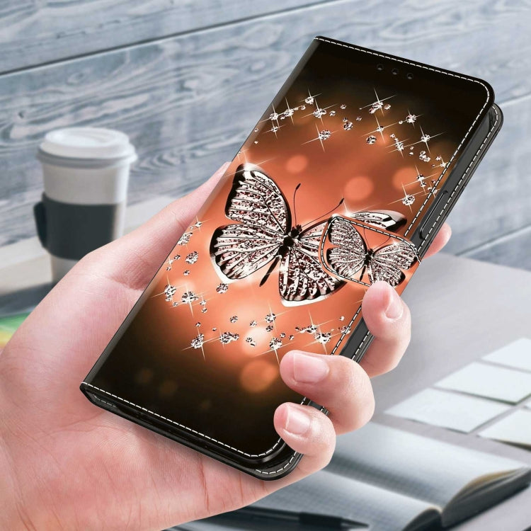 For Samsung Galaxy A23 5G Crystal 3D Shockproof Protective Leather Phone Case(Crystal Butterfly) - free shipping - PMC TechLife - Order now!