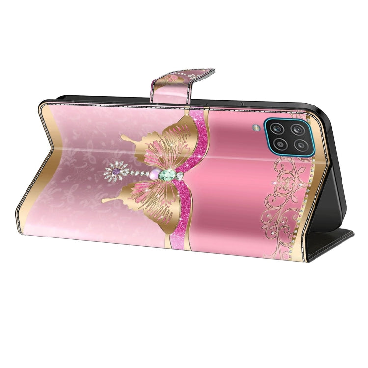 For Samsung Galaxy S8+ Crystal 3D Shockproof Protective Leather Phone Case(Pink Bottom Butterfly) - free shipping - PMC TechLife - Order now!