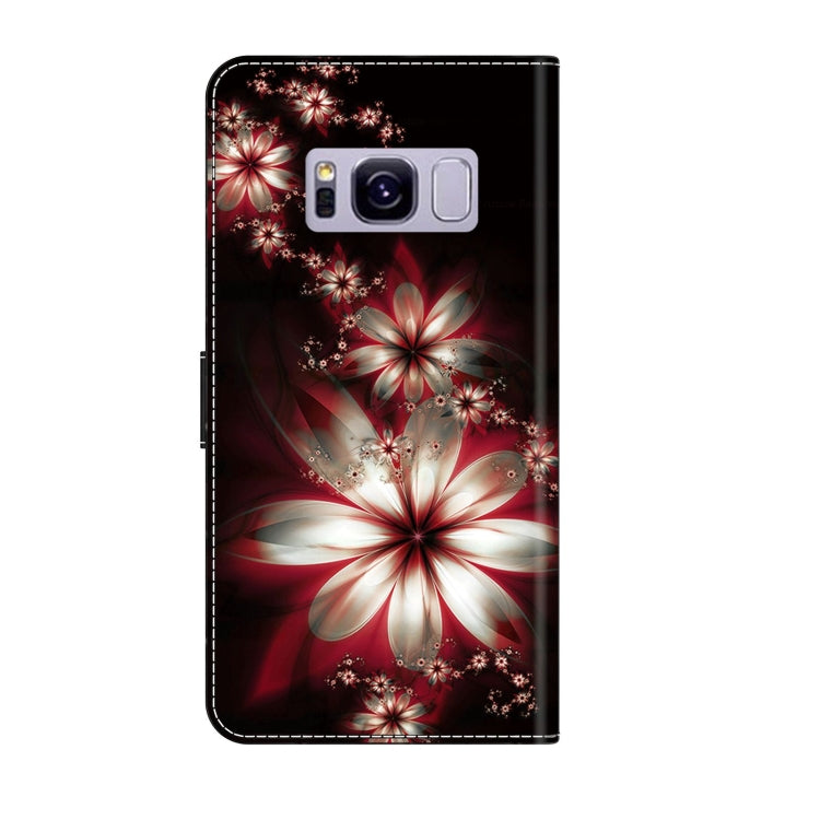 For Samsung Galaxy S8+ Crystal 3D Shockproof Protective Leather Phone Case(Fantastic Flower) - free shipping - PMC TechLife - Order now!