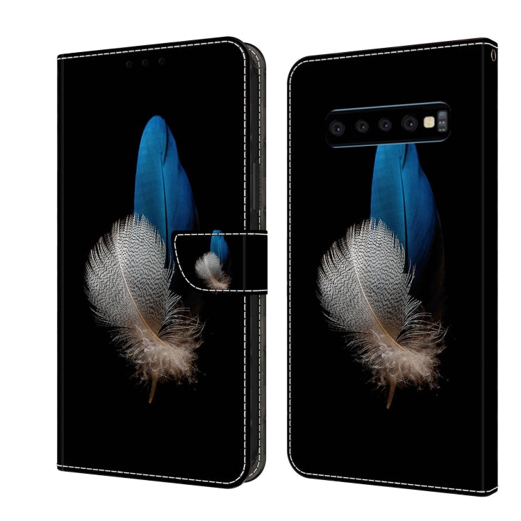 For Samsung Galaxy S10 Crystal 3D Shockproof Protective Leather Phone Case(Two Branches) - free shipping - PMC TechLife - Order now!