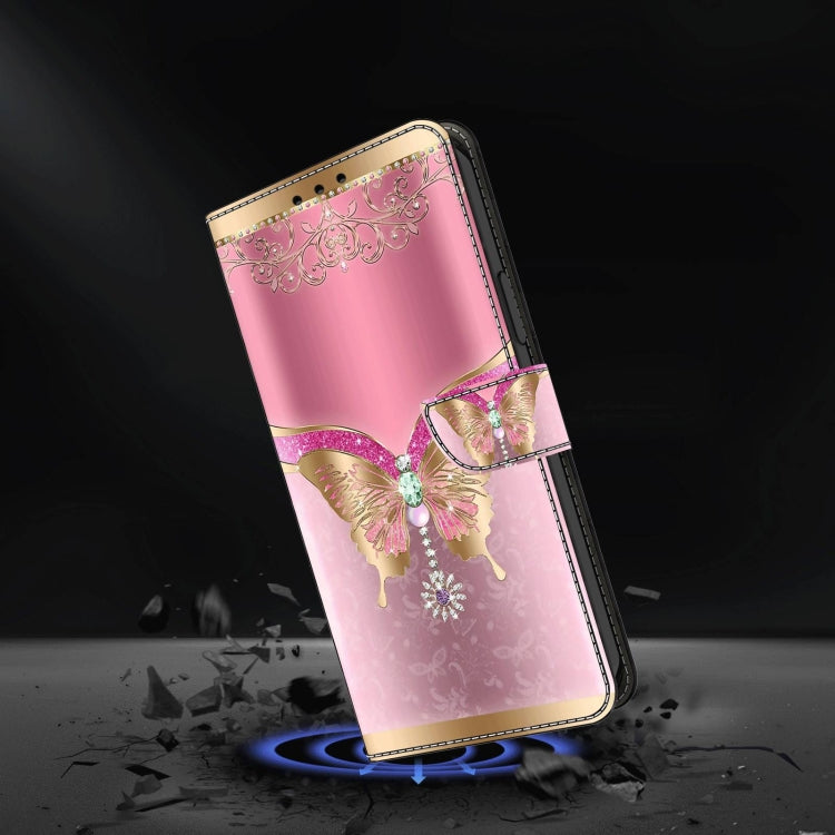 For Samsung Galaxy S10e Crystal 3D Shockproof Protective Leather Phone Case(Pink Bottom Butterfly) - free shipping - PMC TechLife - Order now!