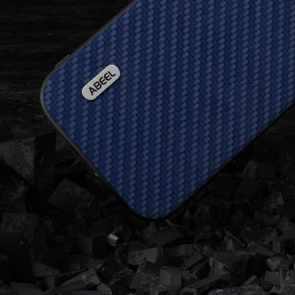 For iPhone 14 Plus ABEEL Carbon Fiber Texture Protective Phone Case(Dark Blue) - iPhone 14 Plus Cases by PMC Jewellery | Online Shopping South Africa | PMC Jewellery