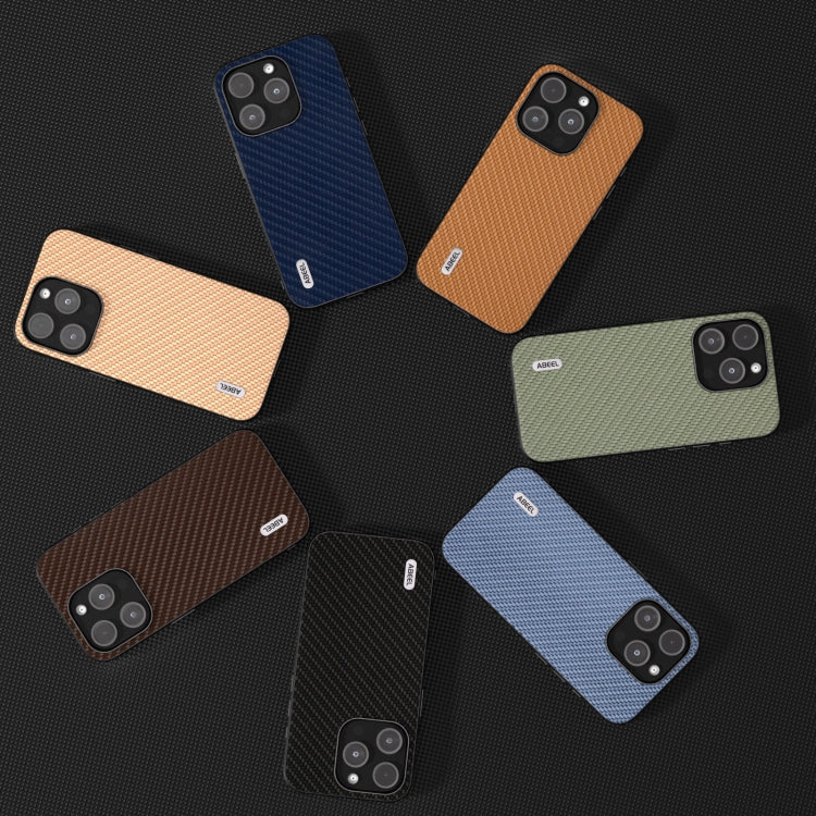For iPhone 14 ABEEL Carbon Fiber Texture Protective Phone Case(Green) - free shipping - PMC TechLife - Order now!