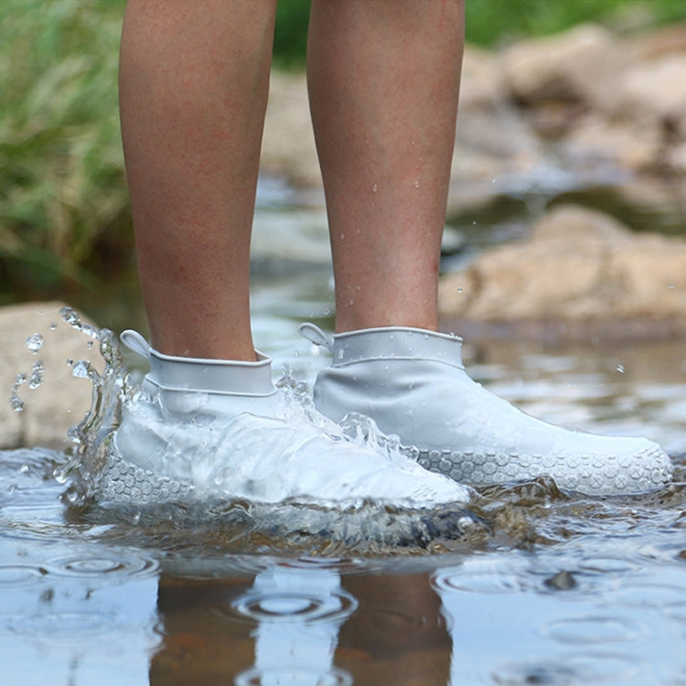 Silicone Non-slip Thickened Wear-resistant Waterproof Shoe Boots Cover, Size:M(Black) - Rainshoes & Shoe Covers by PMC TechLife | Online Shopping South Africa | PMC TechLife | Buy Now Pay Later Mobicred