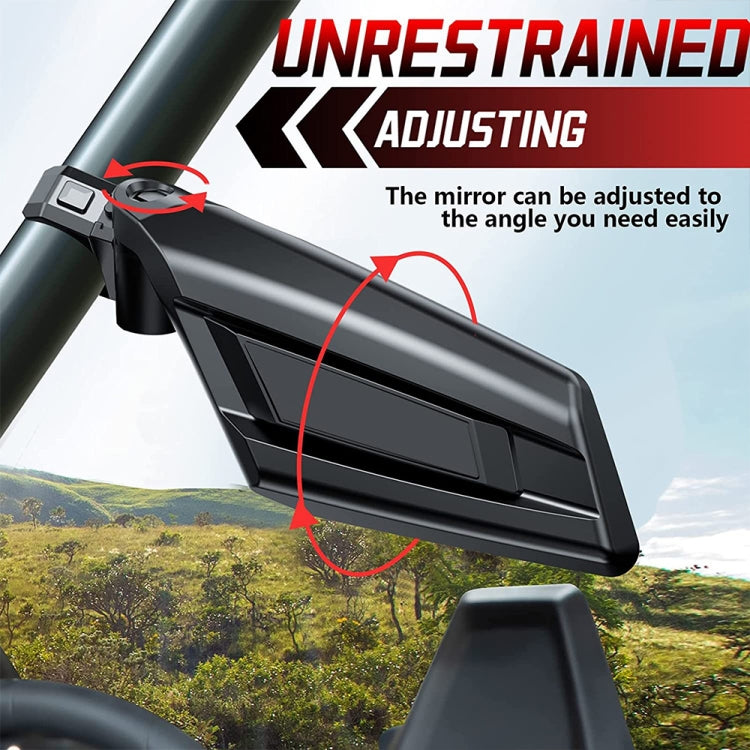 For Can-Am BRP UTV Maverick X3 Off-Road Vehicle Rearview Mirror, Model:UTV-17B Upgrade - Convex Mirror & Accessories by PMC TechLife | Online Shopping South Africa | PMC TechLife