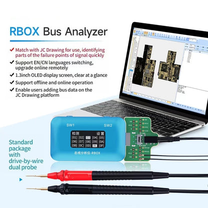 JCID Rbox Bus Analyzer for iPhone and Android Signal Faults Detection - Test Tools by JC | Online Shopping South Africa | PMC Jewellery