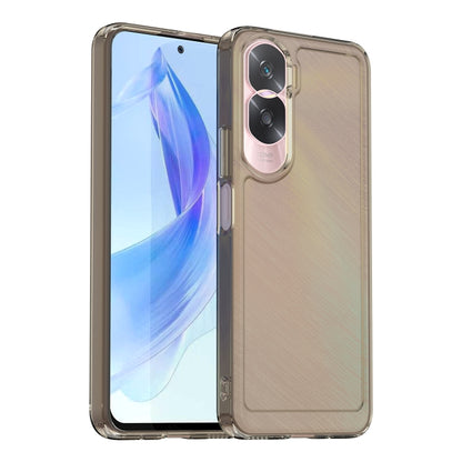 For Honor 90 Lite Candy Series TPU Phone Case(Transparent Grey) - Honor Cases by PMC Jewellery | Online Shopping South Africa | PMC Jewellery