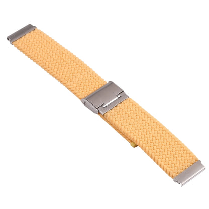 18mm Nylon Braided Metal Buckle Watch Band(Gold) - Watch Bands by PMC Jewellery | Online Shopping South Africa | PMC Jewellery