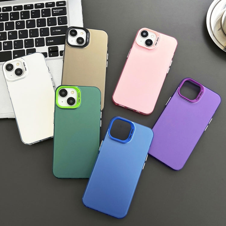 For iPhone 13 Pro Max Semi Transparent Frosted PC Phone Case(Pink) - free shipping - PMC TechLife - Order now!