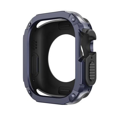 For Apple Watch Ultra 49mm 2-in-1 PC Hybrid TPU Armor Watch Case(Midnight Blue) - Watch Cases by PMC Jewellery | Online Shopping South Africa | PMC Jewellery